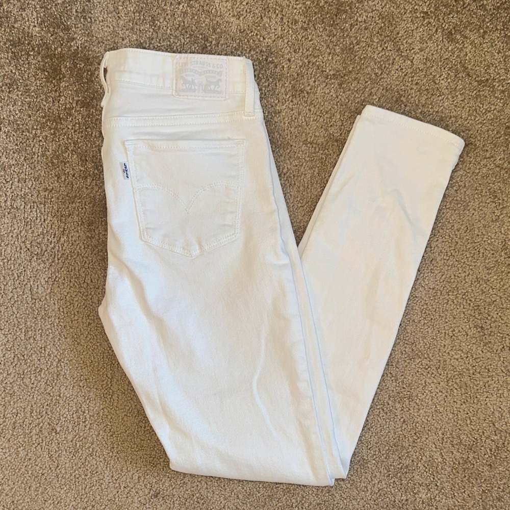 Levi's Women's White Skinny Jeans